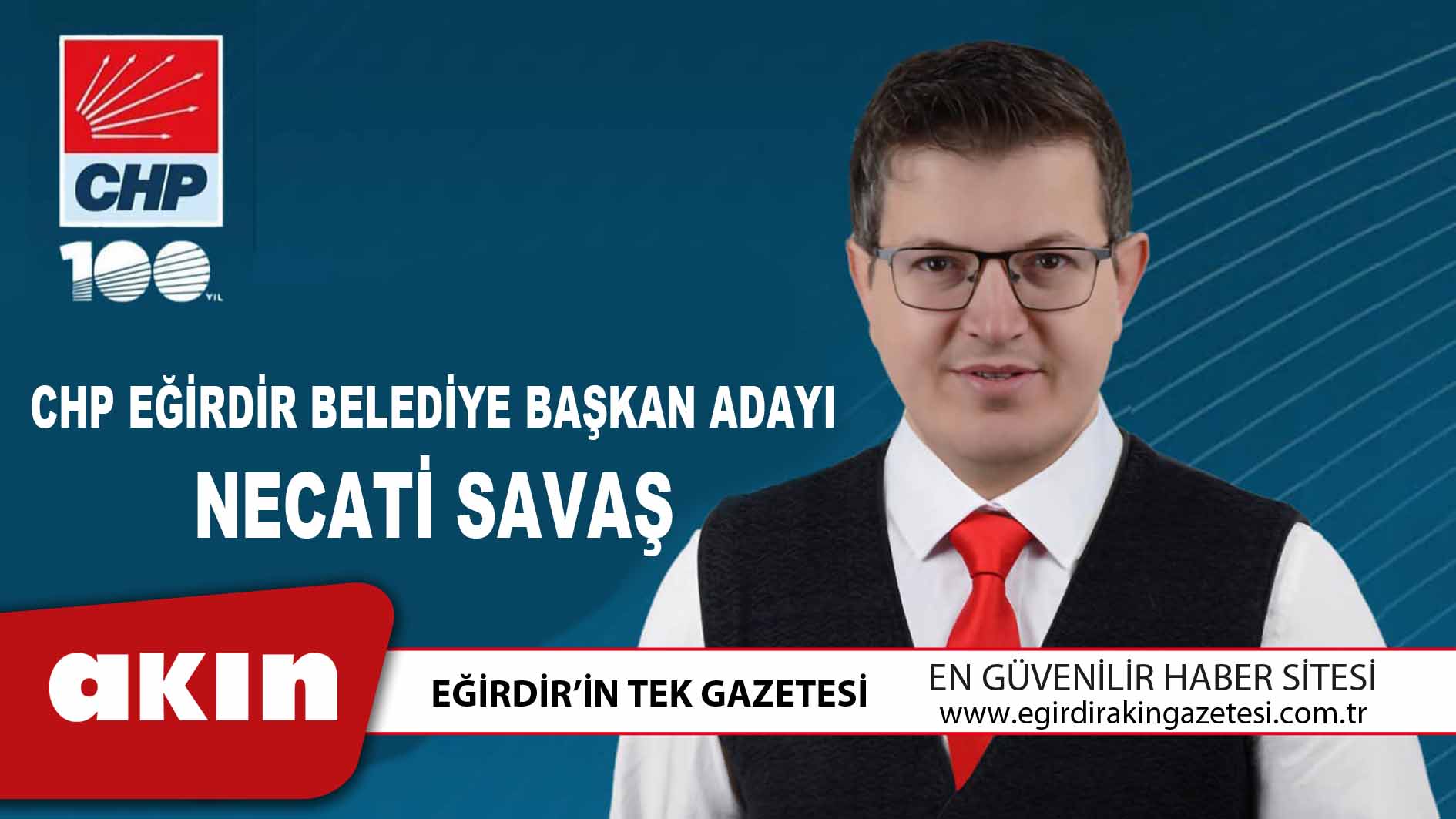 CHP Eğirdir Belediye Başkan Adayı Necati Savaş