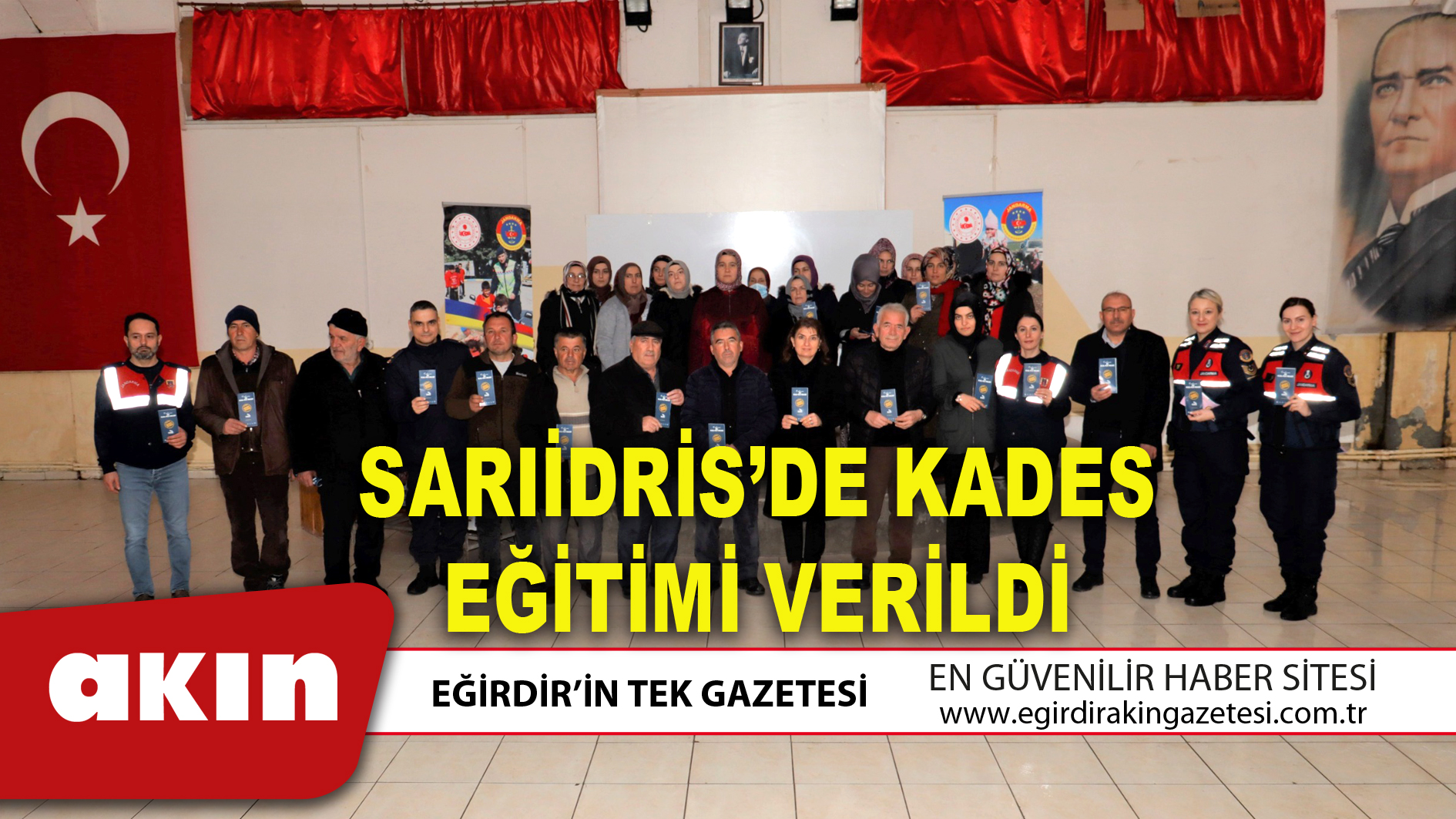 SARIİDRİS’DE KADES EĞİTİMİ VERİLDİ