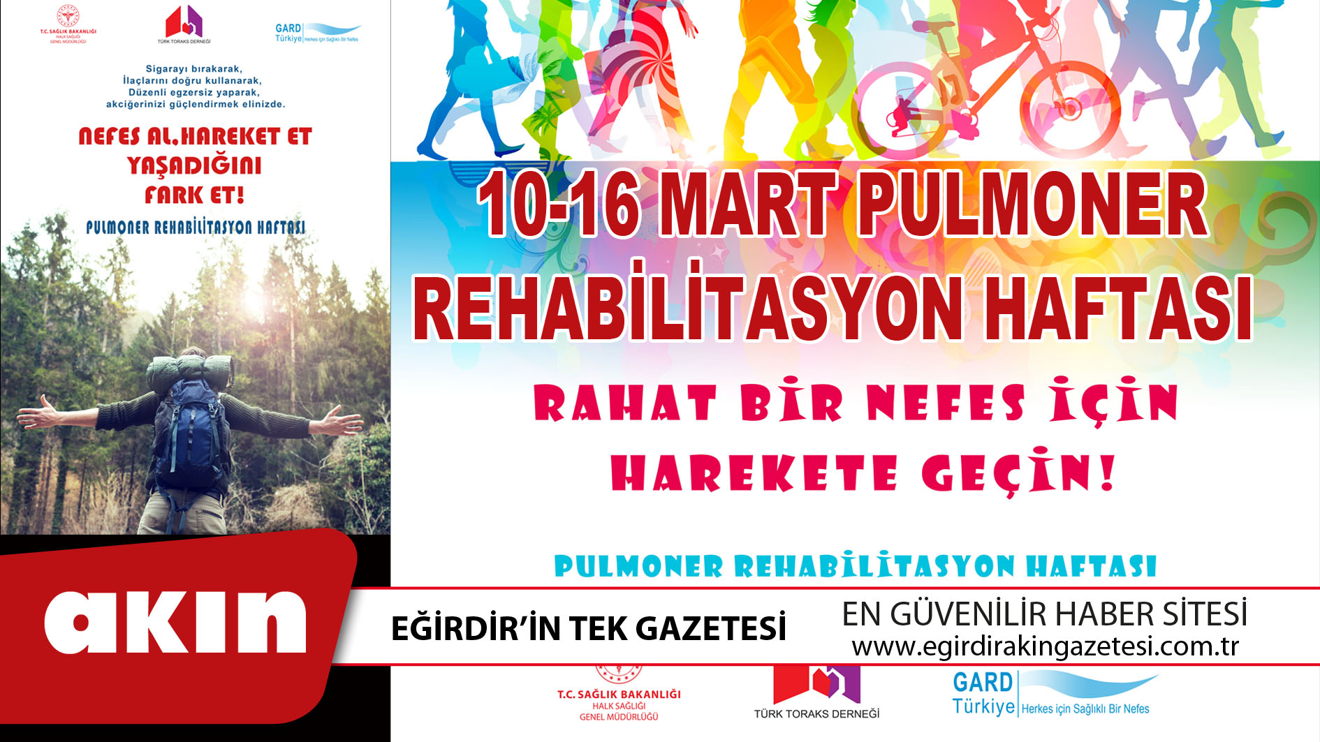 eğirdir haber,akın gazetesi,egirdir haberler,son dakika,10-16 MART PULMONER REHABİLİTASYON HAFTASI