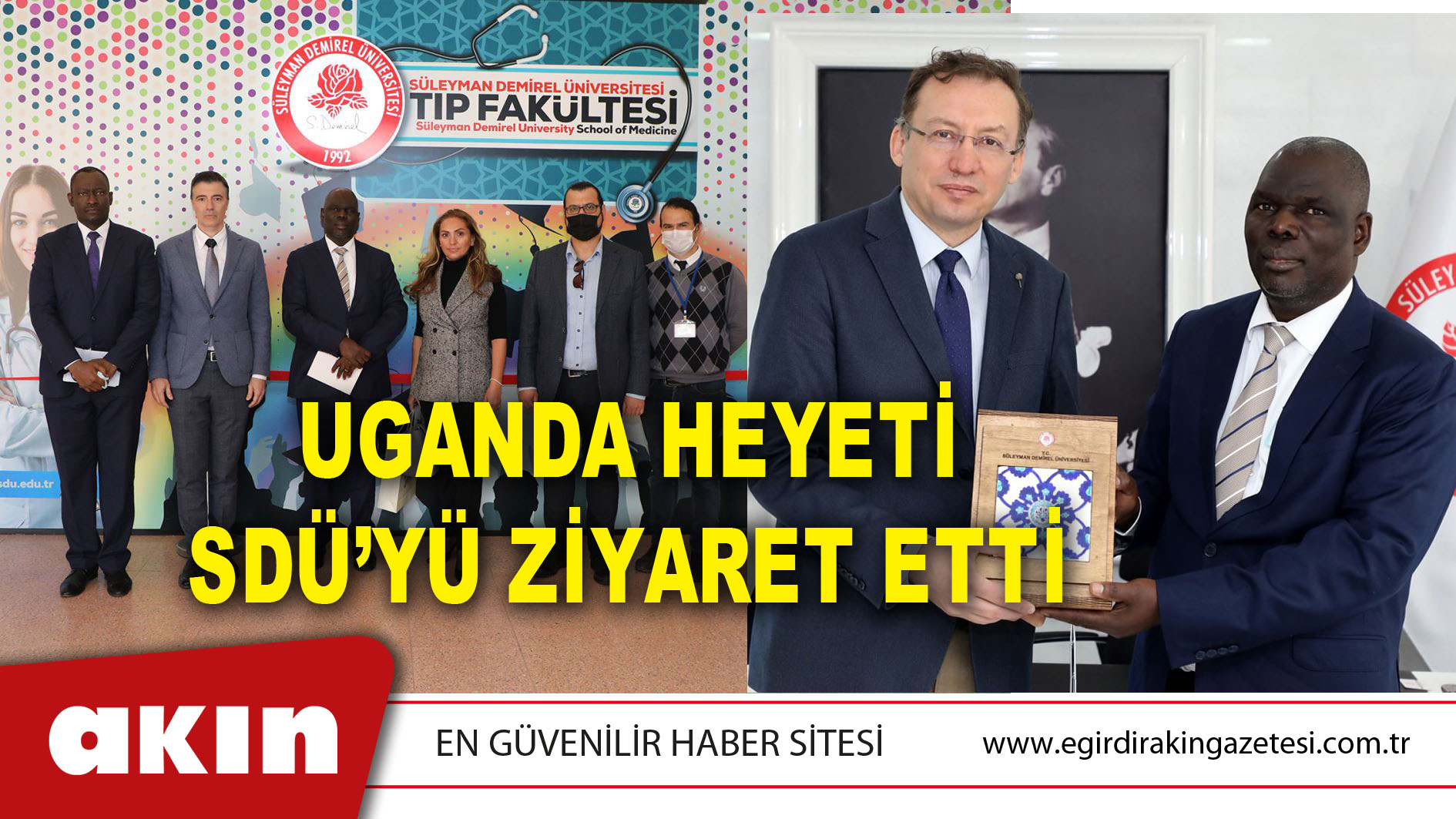 UGANDA HEYETİ SDÜ’YÜ ZİYARET ETTİ