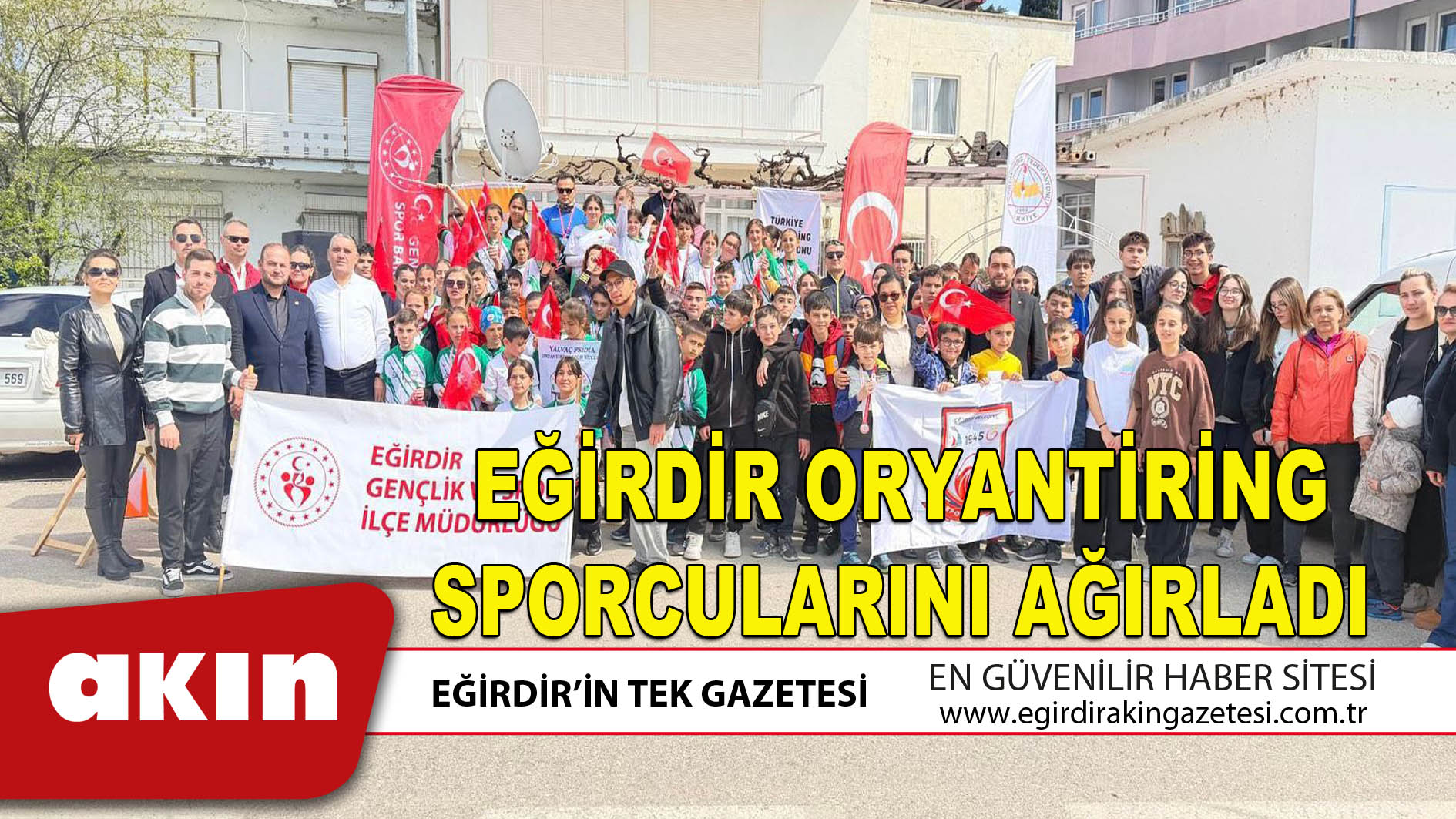 EĞİRDİR ORYANTİRİNG SPORCULARINI AĞIRLADI
