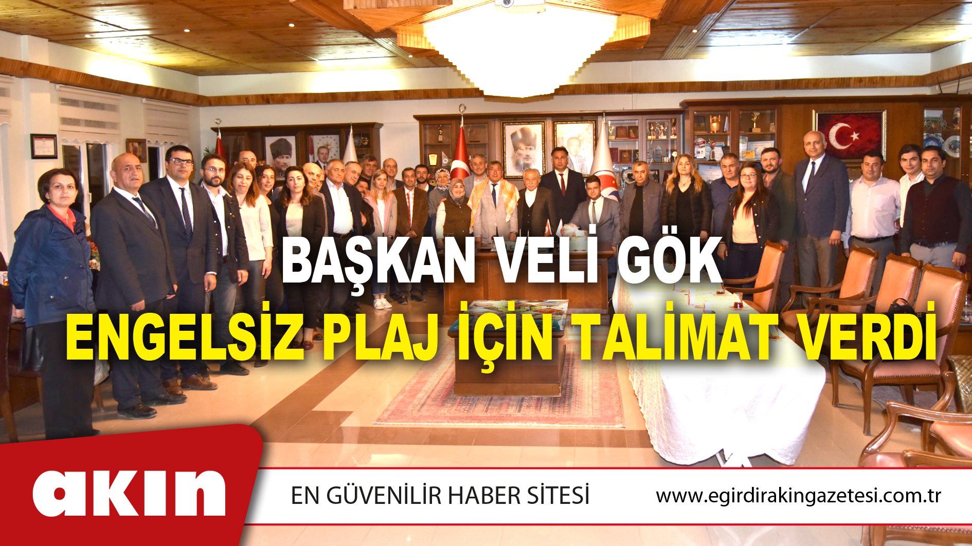 Başkan Veli Gök Engelsiz Plaj İçin Talimat Verdi