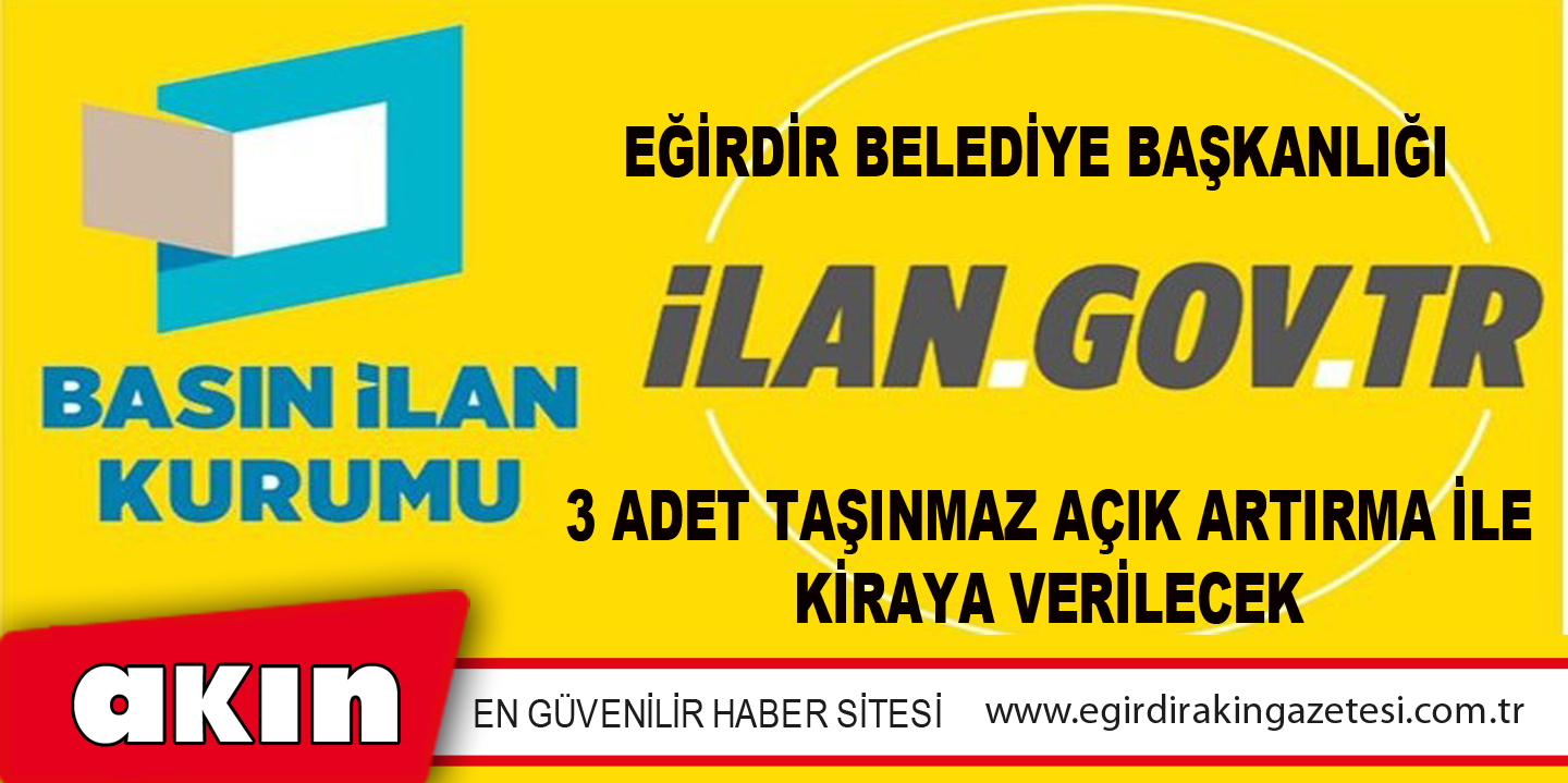 Eğirdir Belediye Başkanlığı