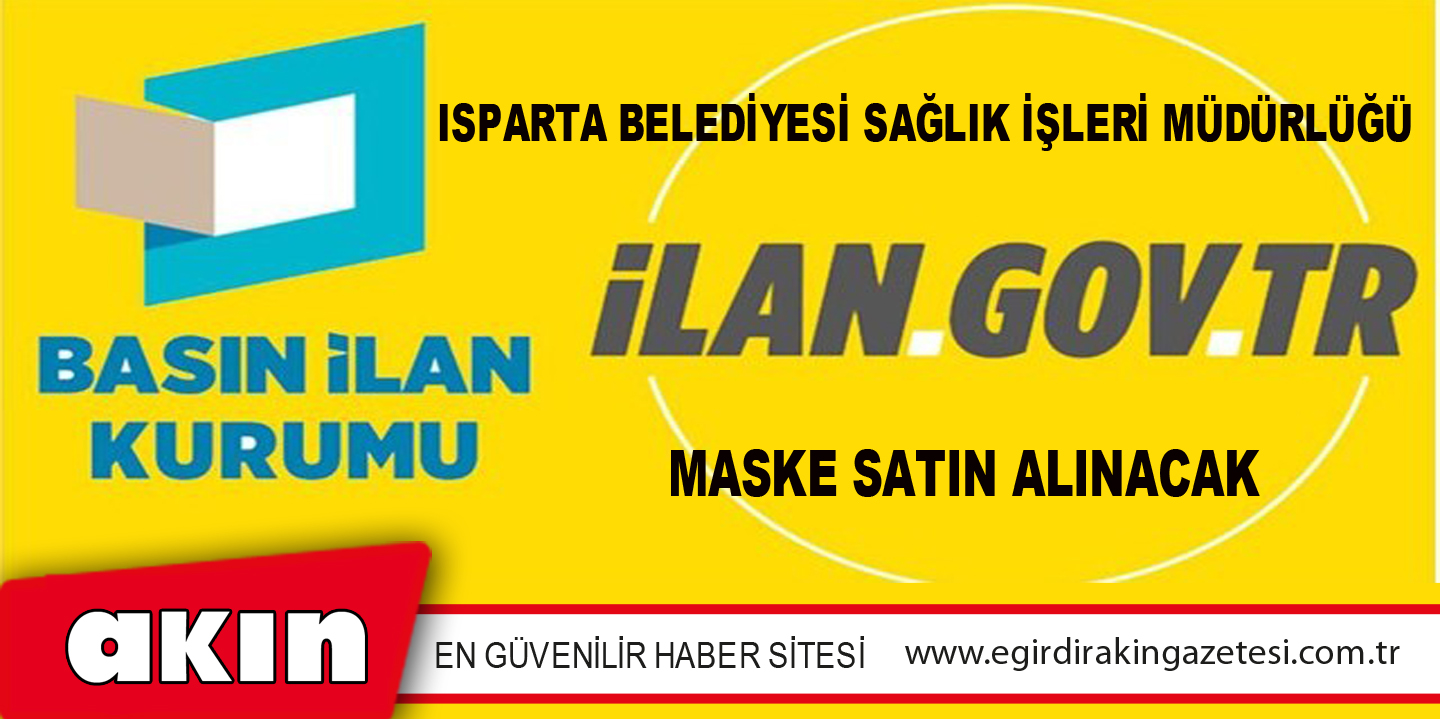 ISPARTA BELEDİYESİ SAĞLIK İŞLERİ MÜDÜRLÜĞÜ