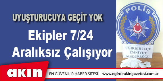 Uyuşturucuya Geçit Yok