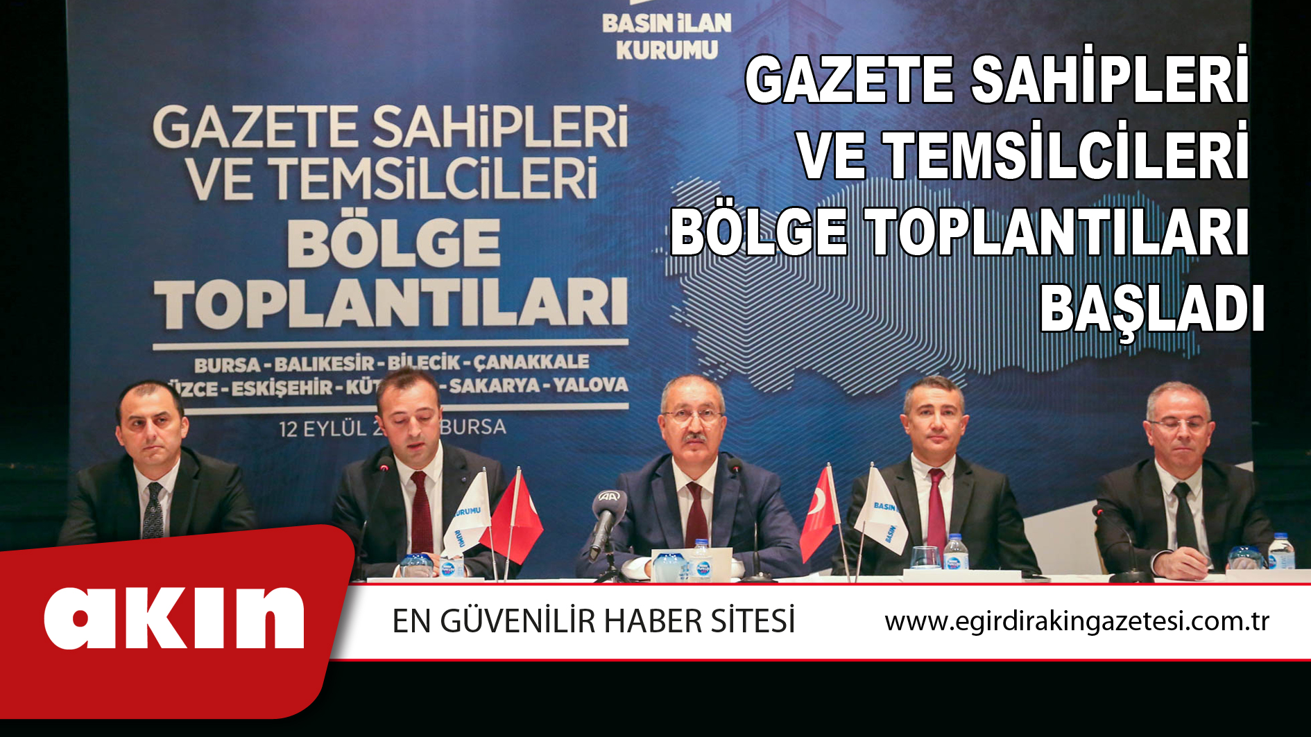 Gazete Sahipleri Ve Temsilcileri Bölge Toplantıları Başladı