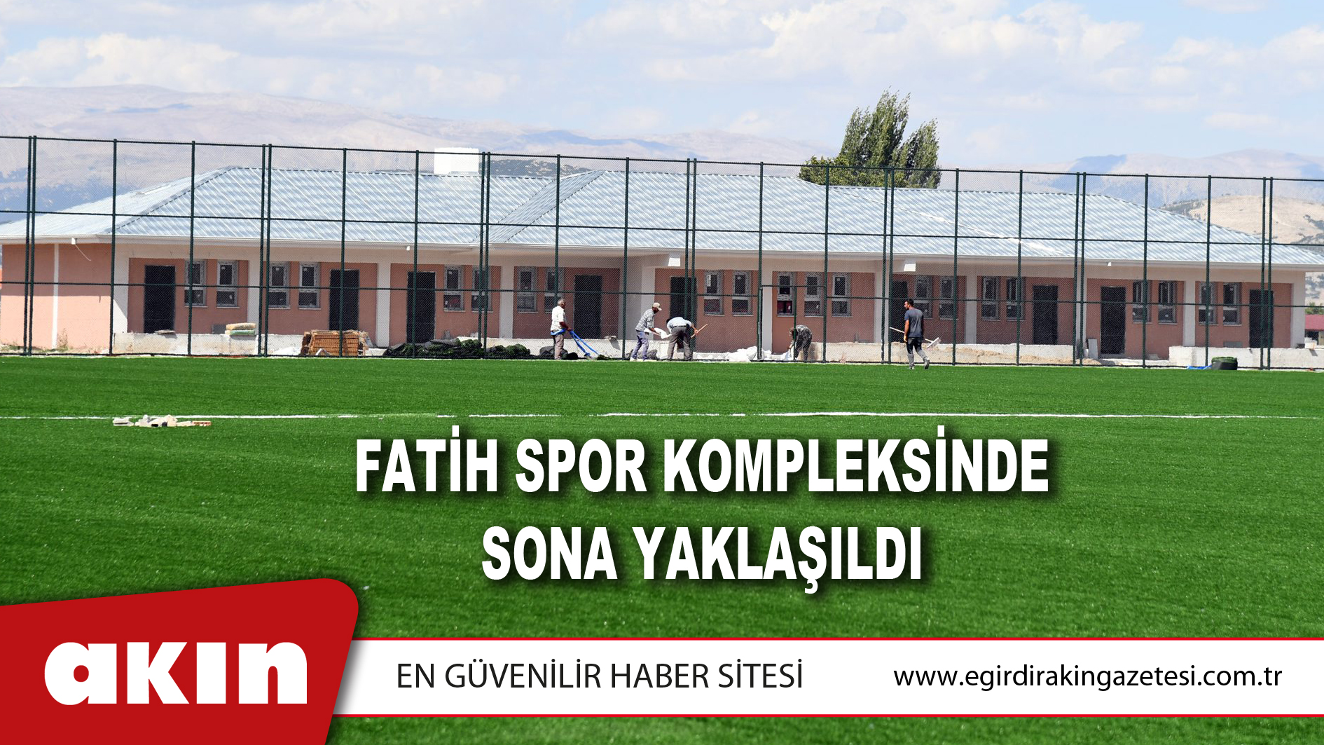 Fatih Spor Kompleksinde Sona Yaklaşıldı