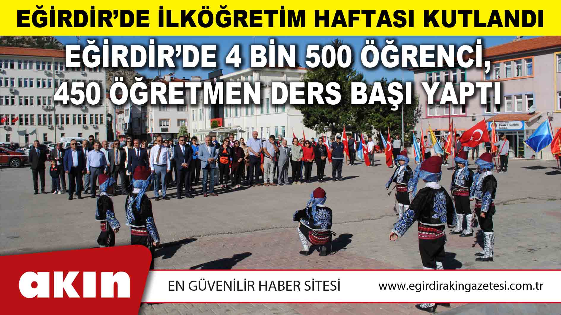 EĞİRDİR’DE İLKÖĞRETİM HAFTASI KUTLANDI