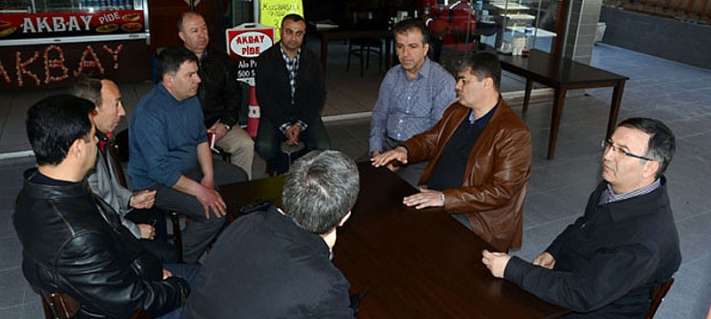 İl Emniyet Müdürü Mehmet Or, Isparta'da esnafla buluştu