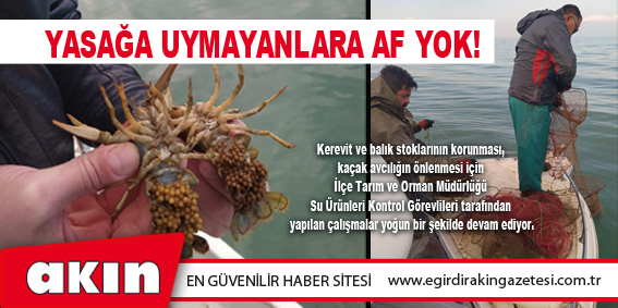 Yasağa Uymayanlara Af Yok!