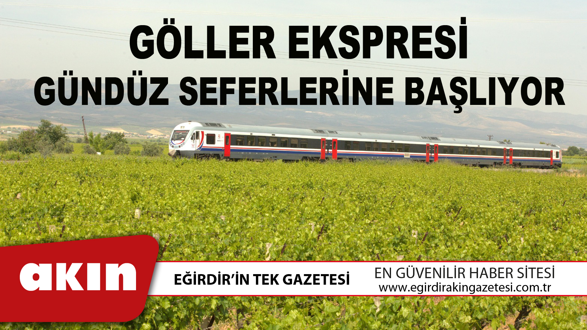 GÖLLER EKSPRESİ GÜNDÜZ SEFERLERİNE BAŞLIYOR