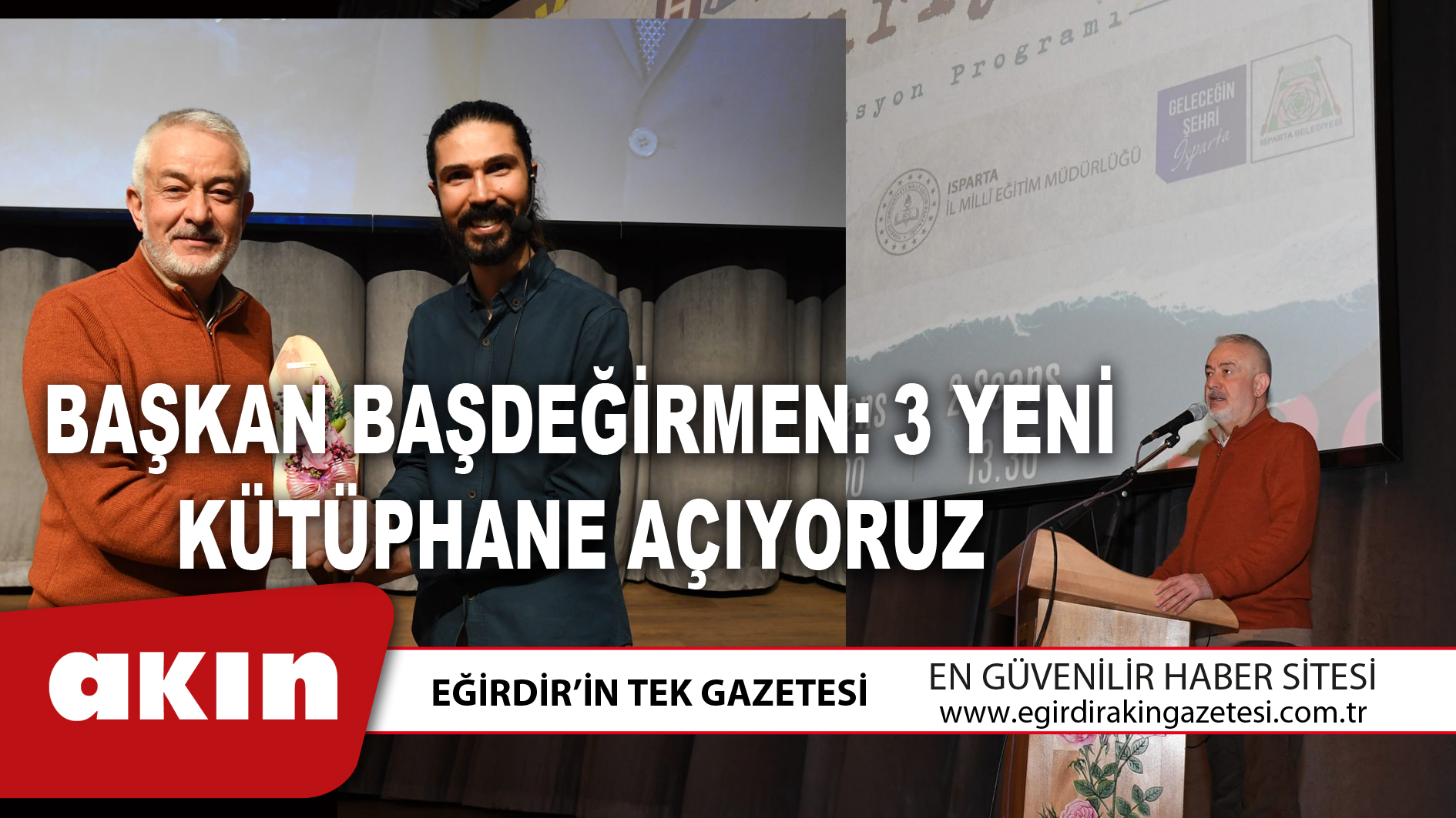 BAŞKAN BAŞDEĞİRMEN: 3 YENİ KÜTÜPHANE AÇIYORUZ