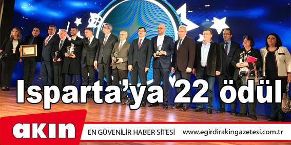 Isparta’ya 22 ödül