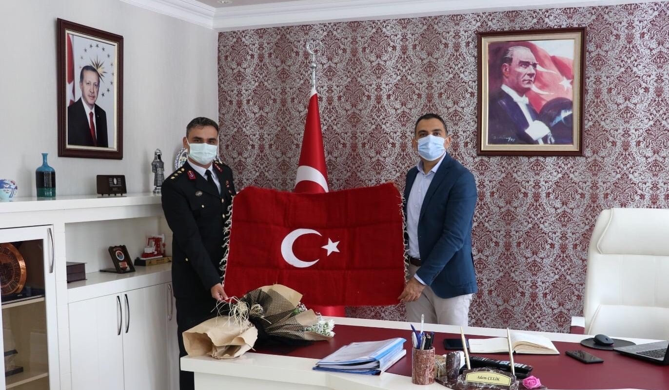 Jandarma'dan Kaymakam Çelik'e 182. Yıl Ziyareti