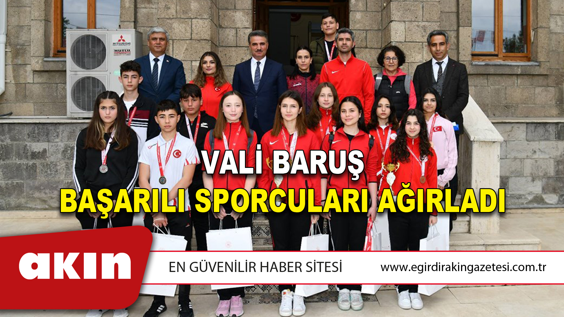 Vali Baruş Başarılı Sporcuları Ağırladı