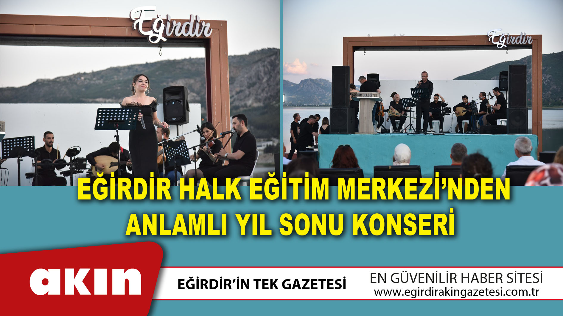 eğirdir haber,akın gazetesi,egirdir haberler,son dakika, Eğirdir Halk Eğitim Merkezi’nden Anlamlı Yıl Sonu Konseri
