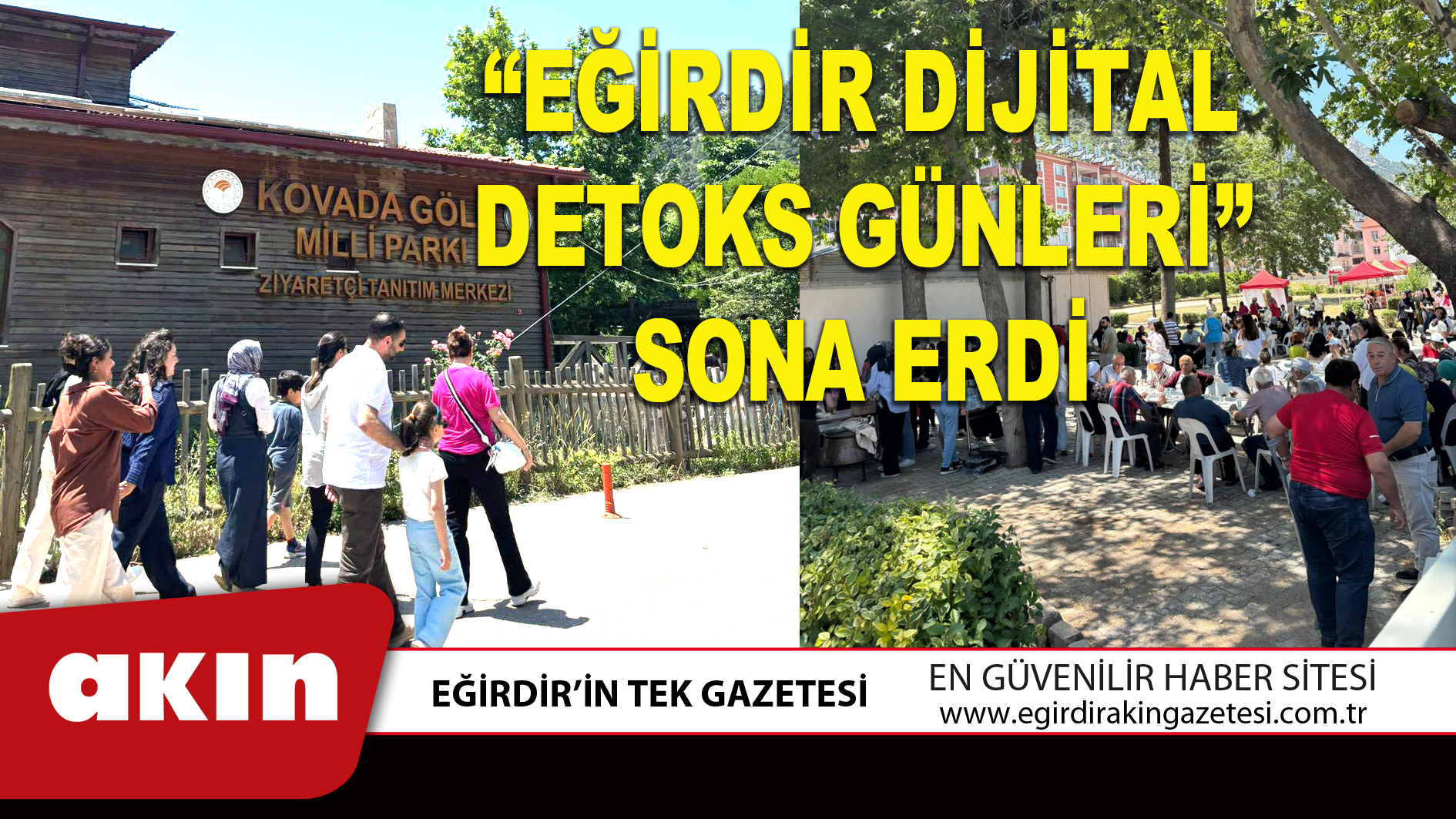“EĞİRDİR DİJİTAL DETOKS GÜNLERİ” SONA ERDİ