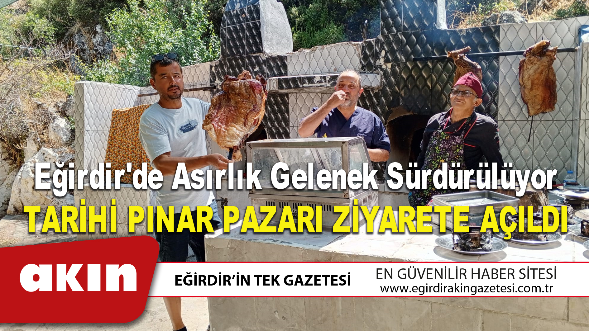 TARİHİ PINAR PAZARI ZİYARETE AÇILDI