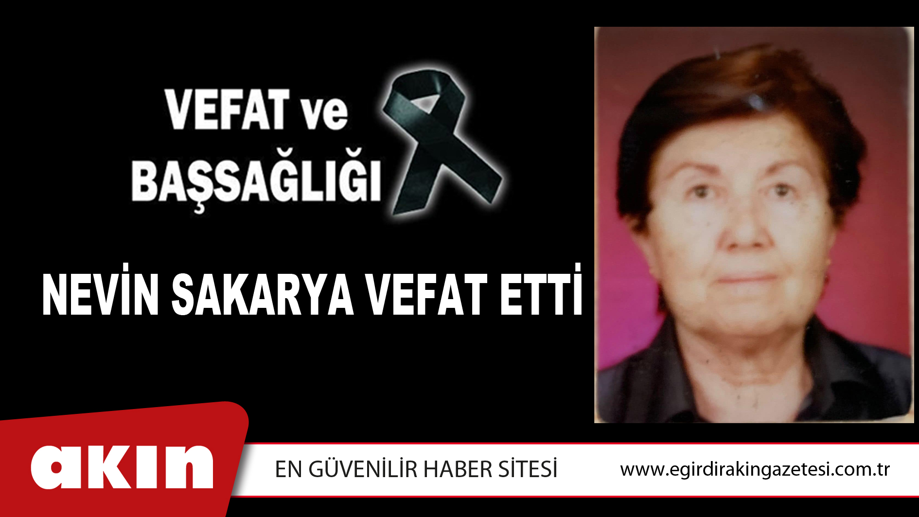 Nevin Sakarya Vefat Etti