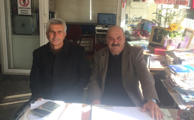 Ahmet Özkoç gazetemizi ziyaret etti