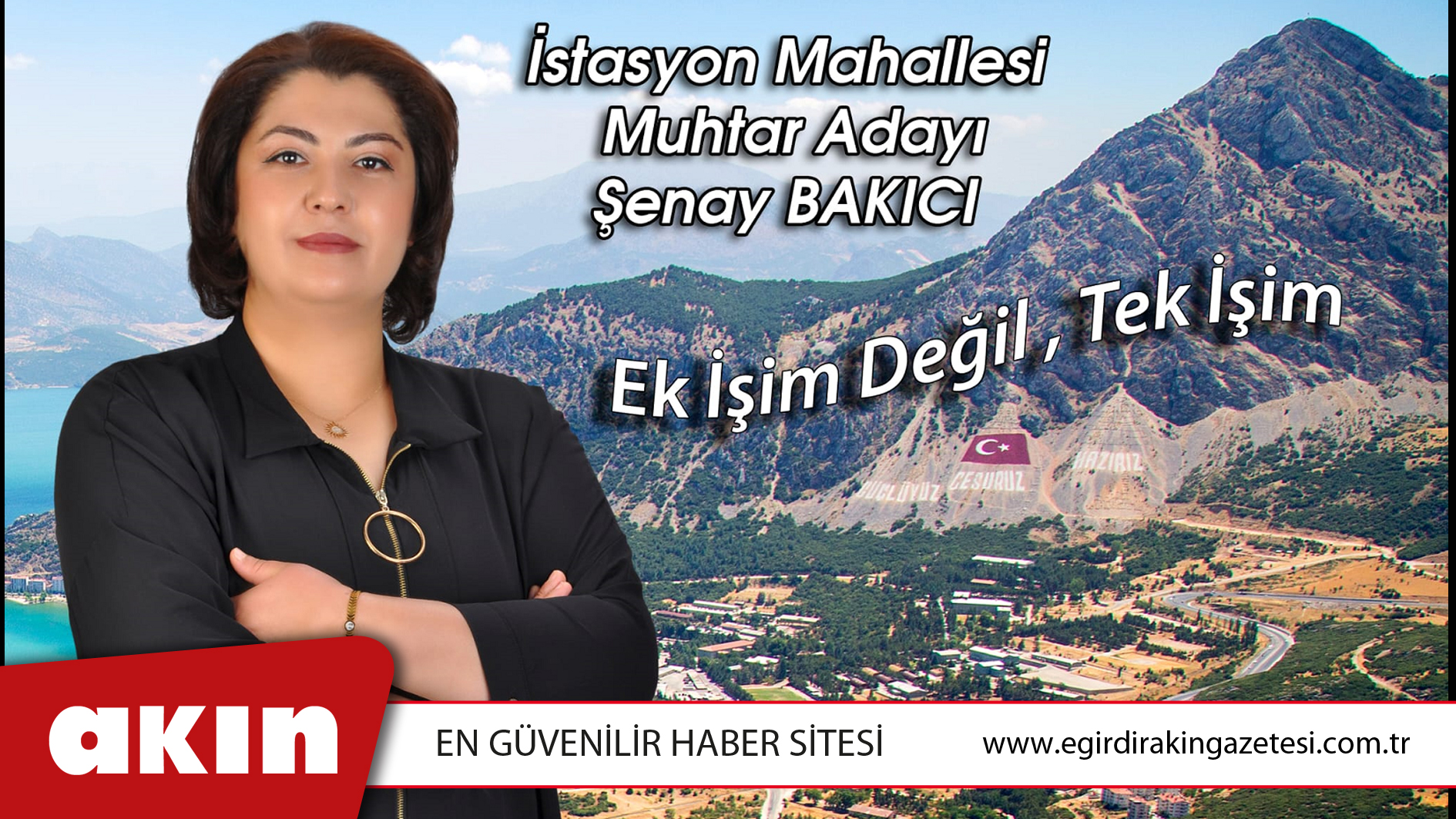 eğirdir haber,akın gazetesi,egirdir haberler,son dakika,Şenay Bakıcı İstasyon Mahallesinden Muhtar Adayı…