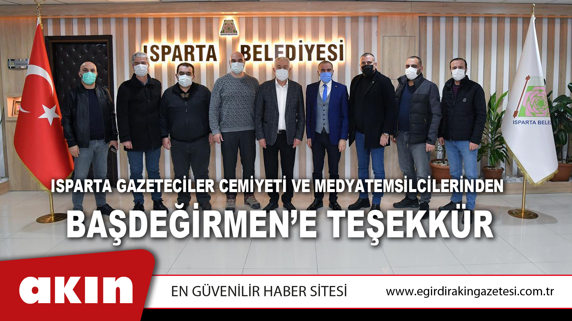 Isparta Gazeteciler Cemiyeti Ve Medya Temsilcilerinden Başdeğirmen’e Teşekkür