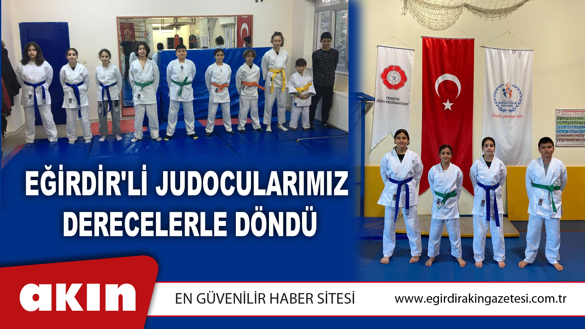 Eğirdir'li Judocularımız  Derecelerle Döndü
