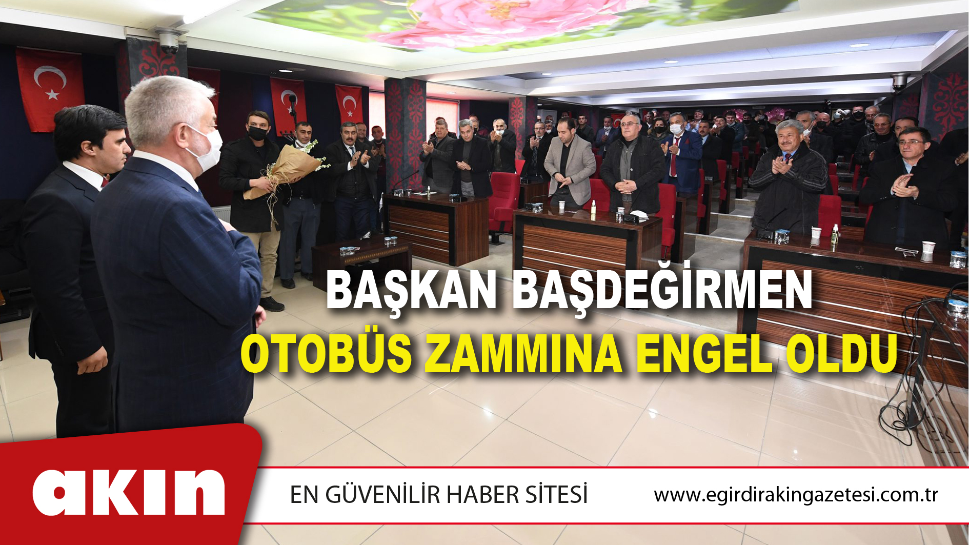 Başkan Başdeğirmen Otobüs Zammına Engel Oldu