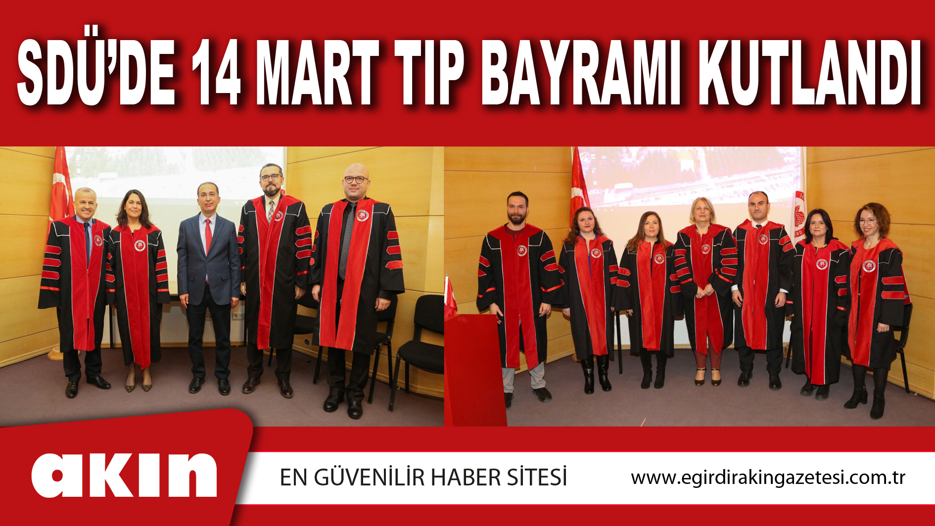 SDÜ’DE 14 MART TIP BAYRAMI KUTLANDI
