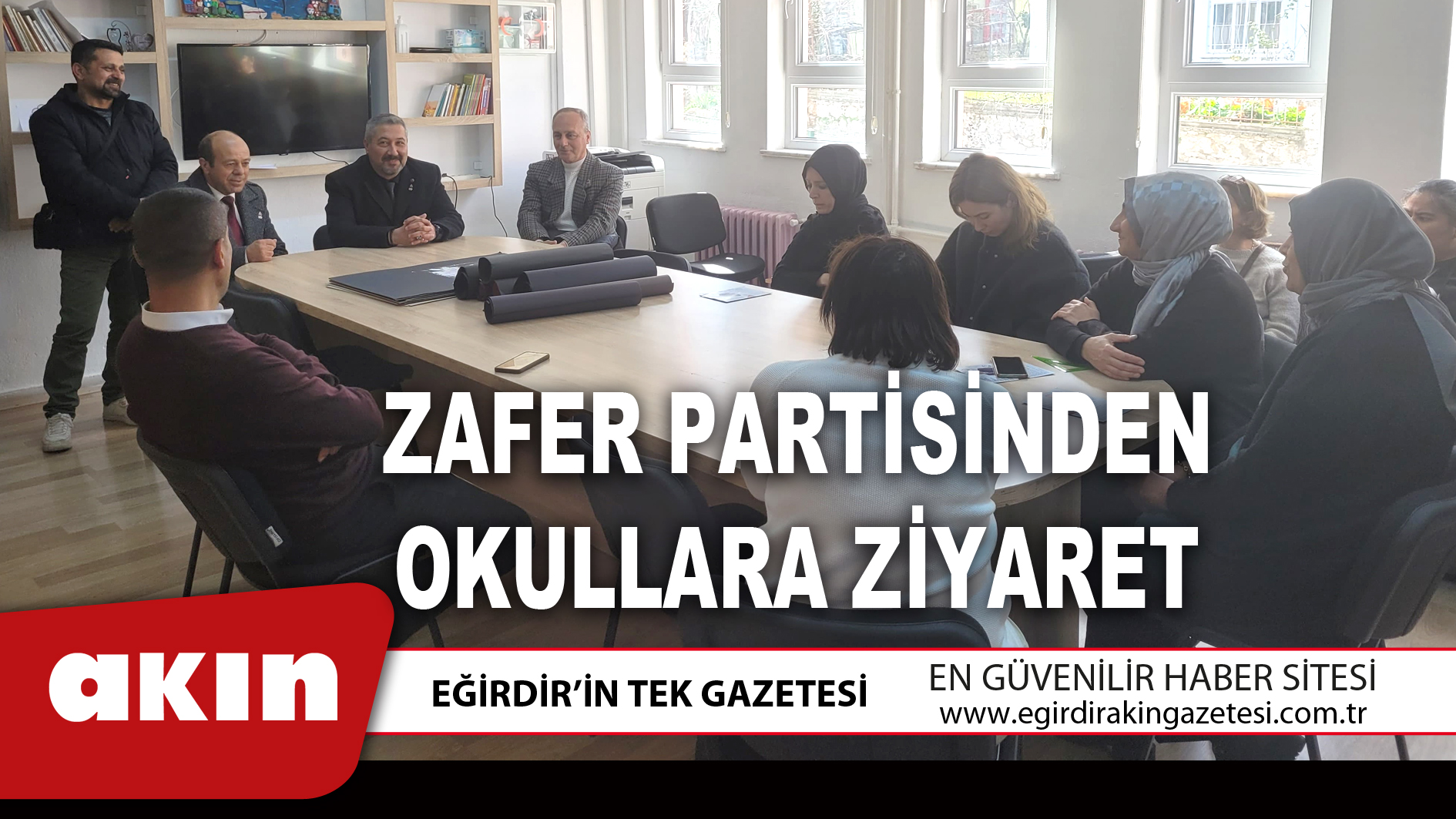 ZAFER PARTİSİNDEN OKULLARA ZİYARET…