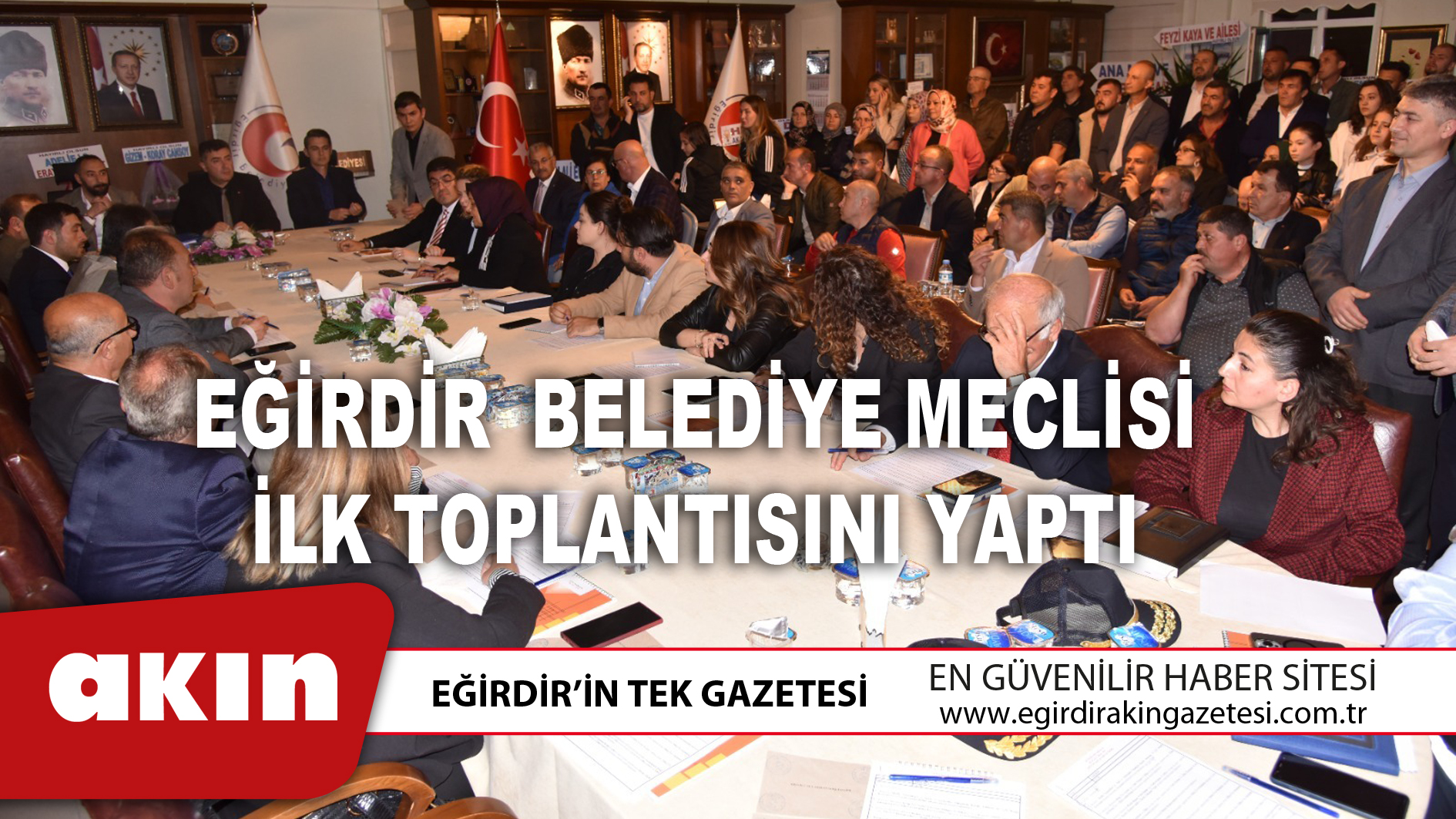 Eğirdir  Belediye Meclisi İlk Toplantısını Yaptı