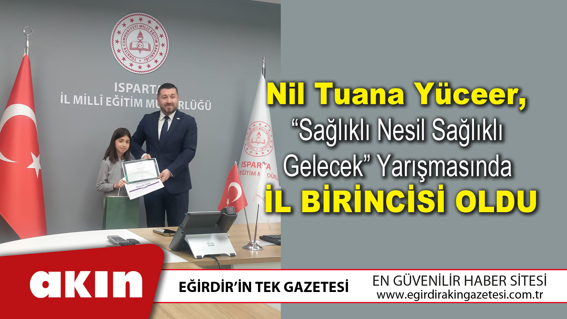 Nil Tuana Yüceer,  İl Birincisi Oldu