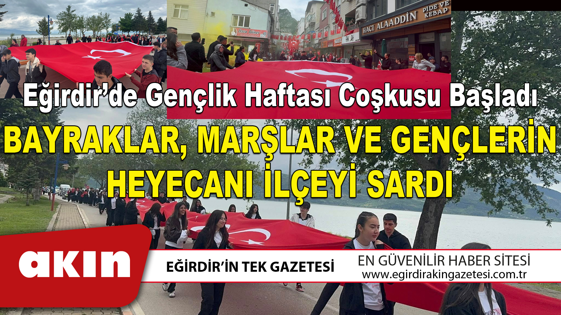 Eğirdir’de Gençlik Haftası Coşkusu Başladı