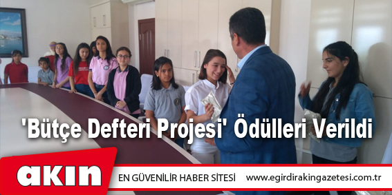 'Bütçe Defteri Projesi' Ödülleri Verildi
