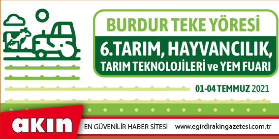 Burdur Fuarı 1 Temmuz'da başlıyor