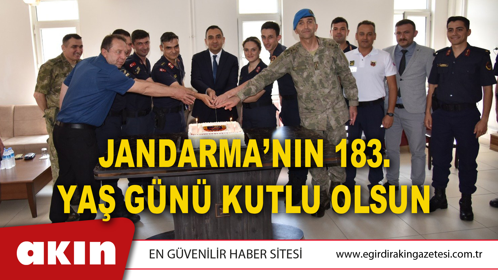 eğirdir haber,akın gazetesi,egirdir haberler,son dakika,Jandarma’nın 183. Yaş Günü Kutlu Olsun