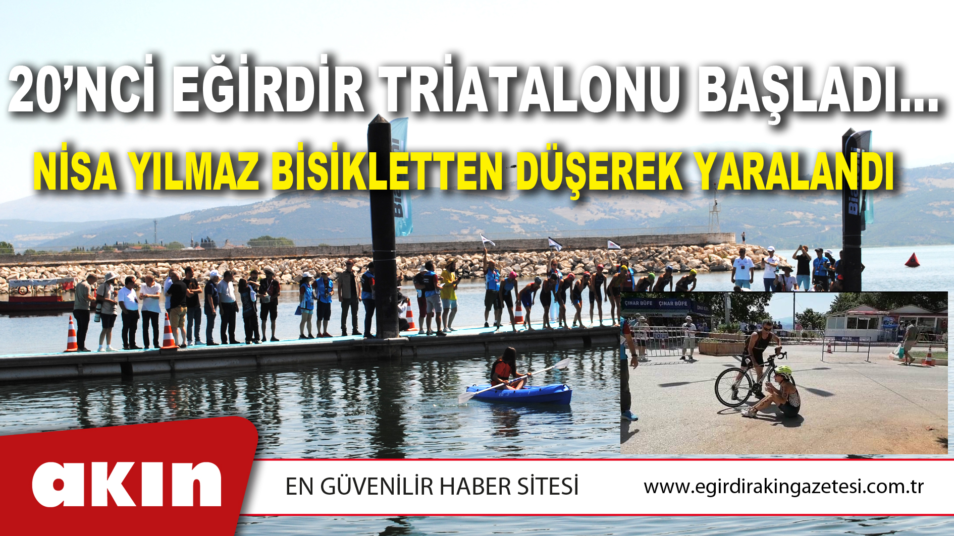 20’NCİ EĞİRDİR TRİATALONU BAŞLADI…