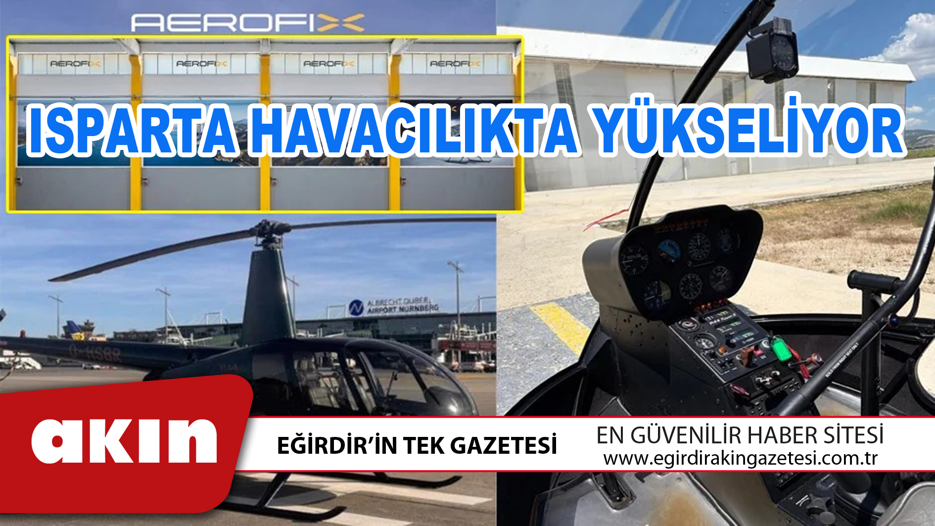 ISPARTA HAVACILIKTA YÜKSELİYOR
