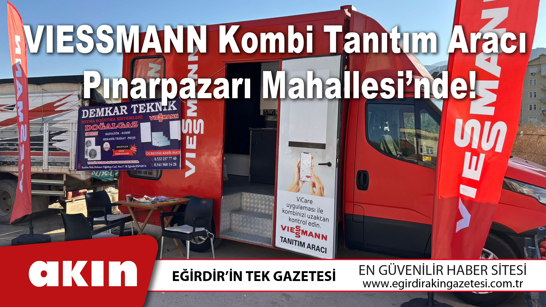 VIESSMANN Kombi Tanıtım Aracı Pınarpazarı Mahallesi’nde