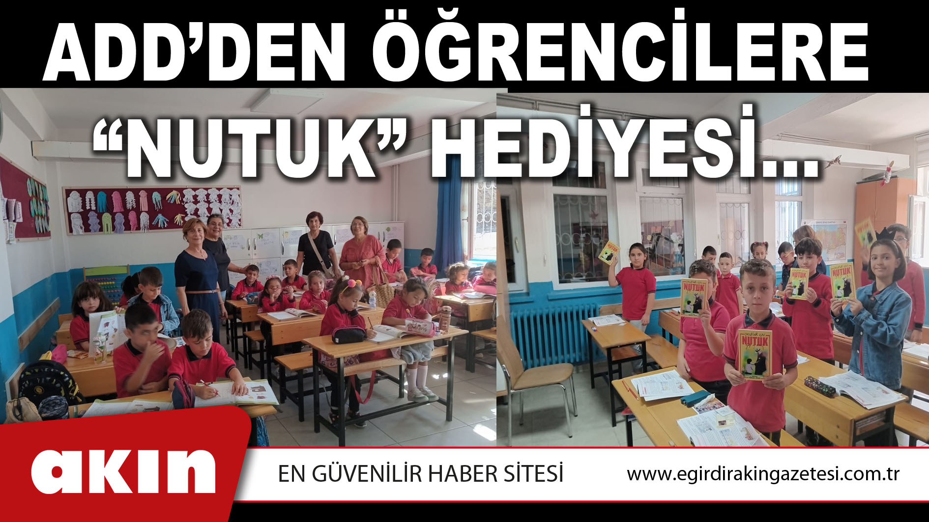ADD’DEN ÖĞRENCİLERE “NUTUK” HEDİYESİ…