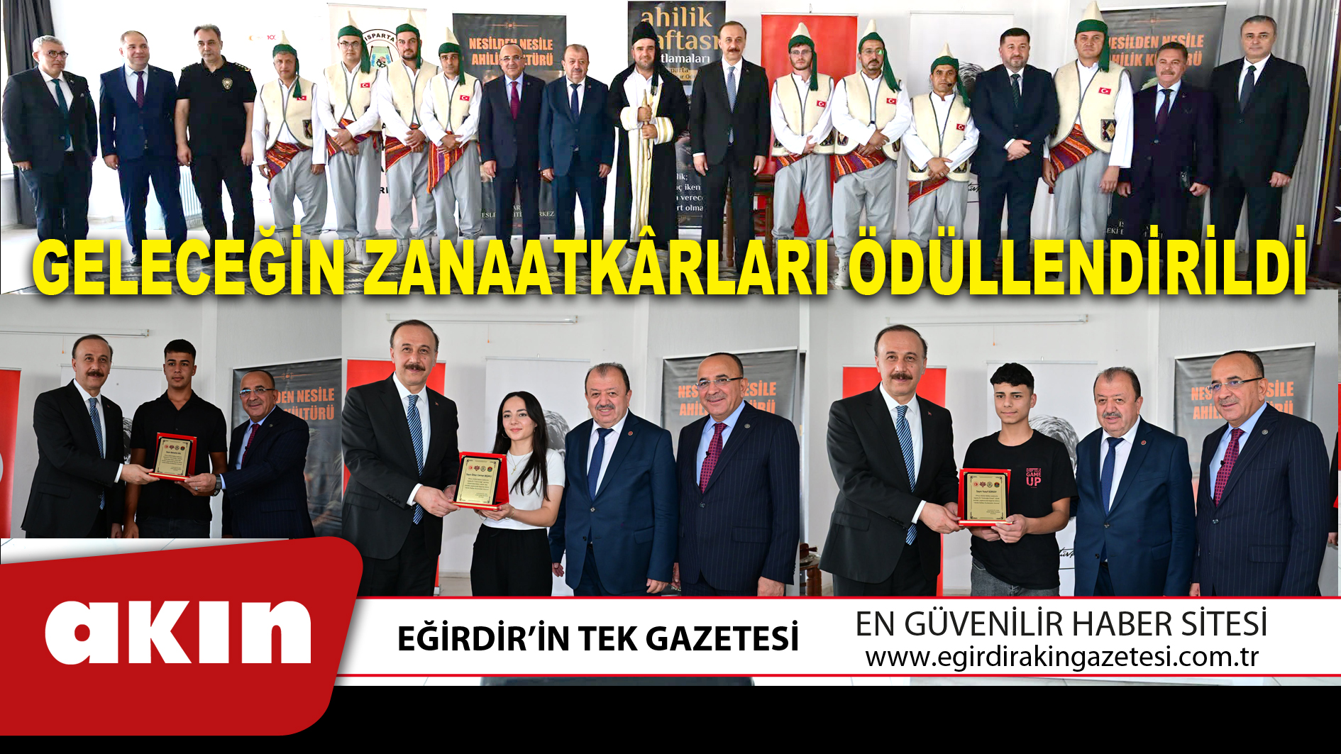 GELECEĞİN ZANAATKÂRLARI ÖDÜLLENDİRİLDİ