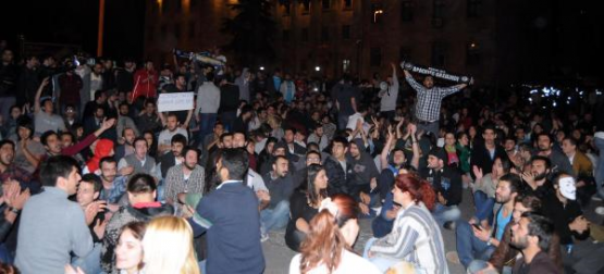 Isparta'dan Taksim'e Destek
