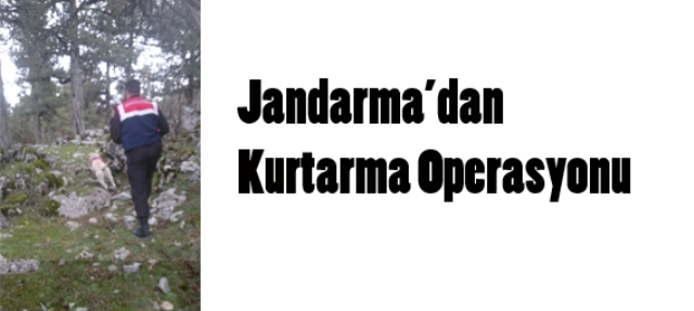 Jandarma’dan Kurtarma Operasyonu