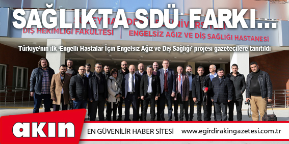 SAĞLIKTA SDÜ FARKI...