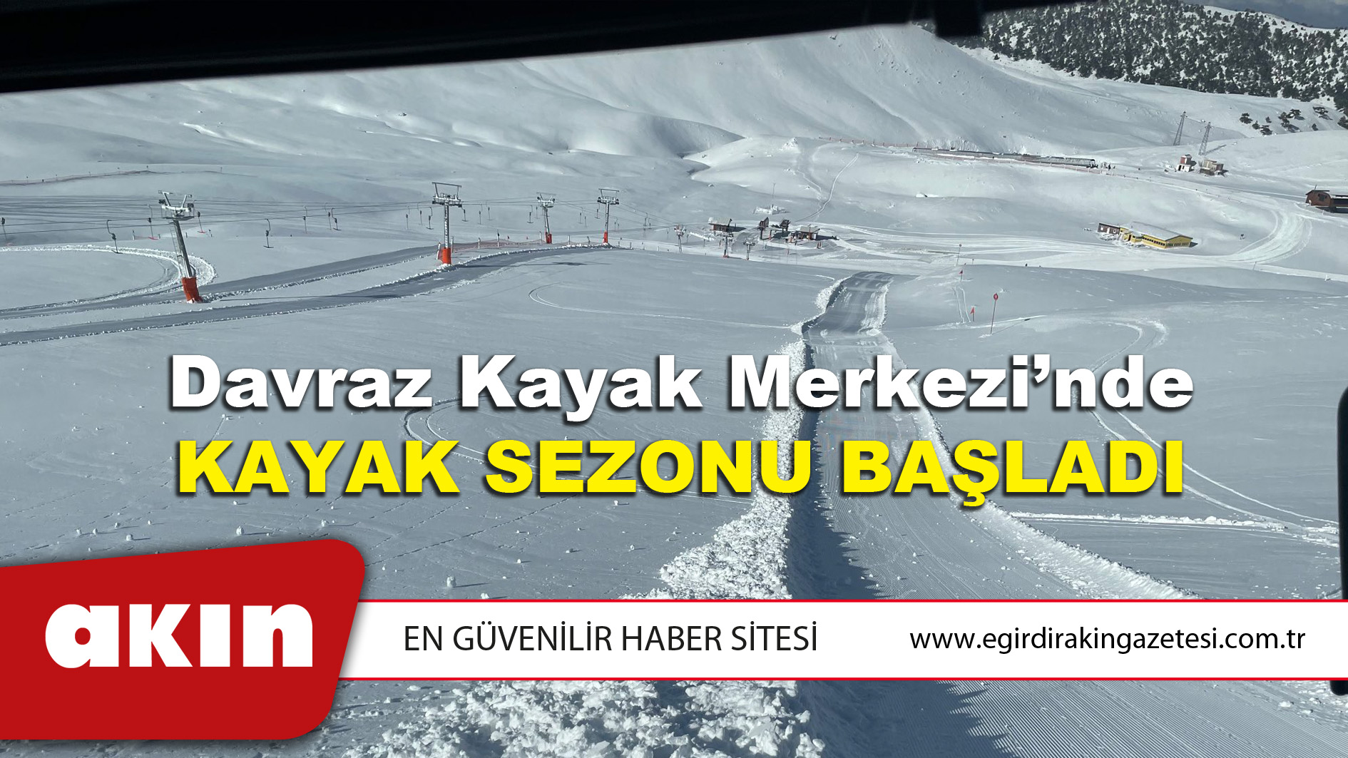 Davraz Kayak Merkezi’nde  kayak sezonu başladı
