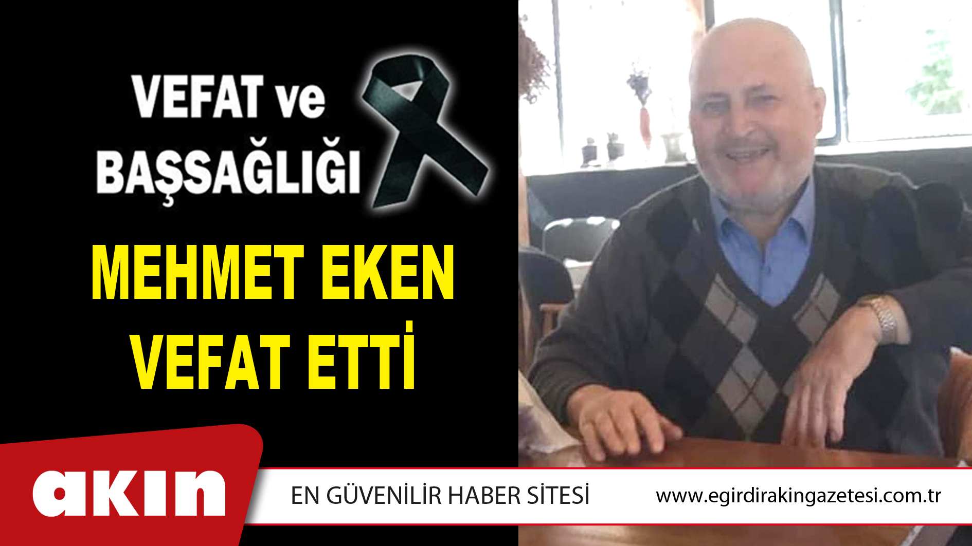 Mehmet Eken Vefat Etti