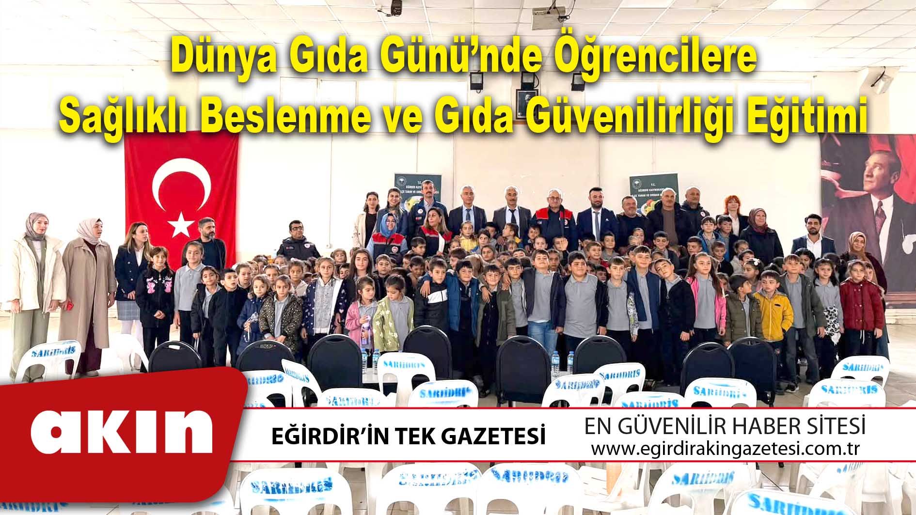 Dünya Gıda Günü’nde Öğrencilere Sağlıklı Beslenme ve Gıda Güvenilirliği Eğitimi