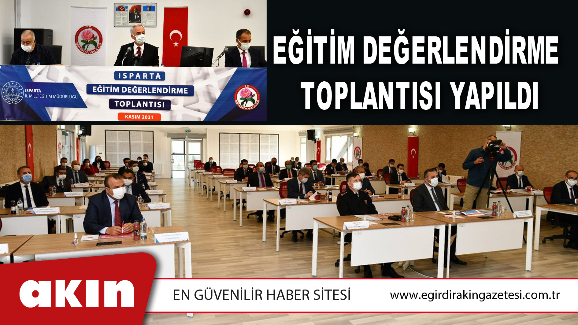 Eğitim Değerlendirme Toplantısı Yapıldı