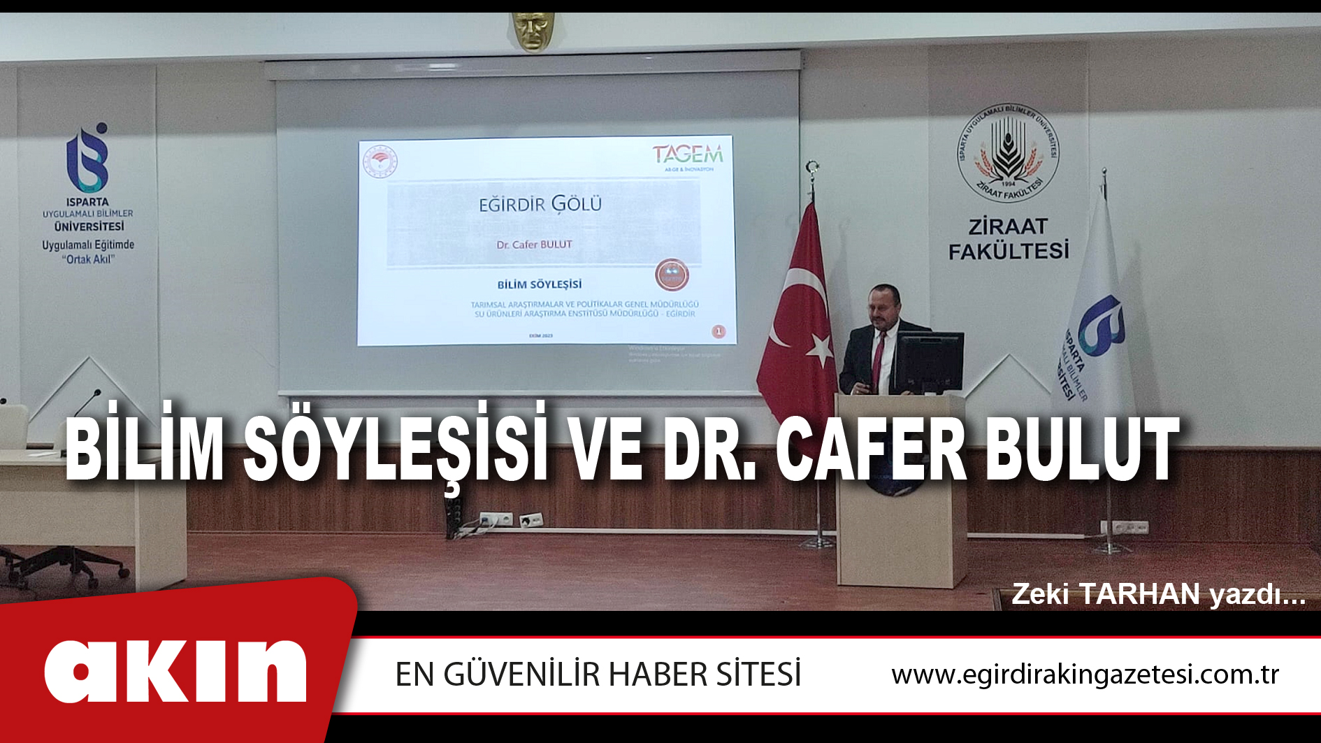 BİLİM SÖYLEŞİSİ VE DR. CAFER BULUT