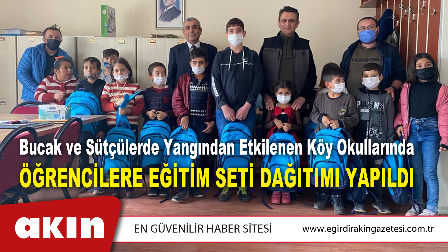 Öğrencilere Eğitim Seti Dağıtımı Yapıldı